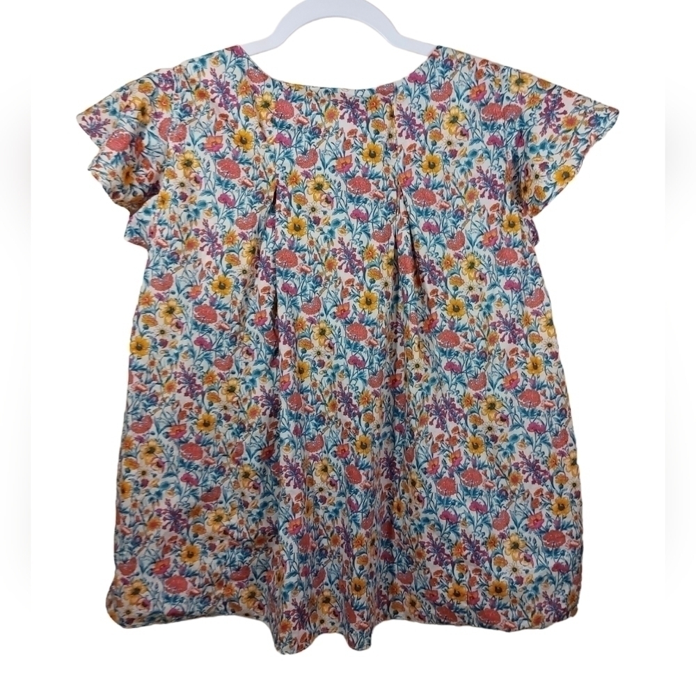 Antonio Melani Ladies Cap Sleeve Floral Print Blouse- M 👚 - Picture 2 of 4